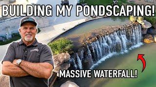 Building The Ultimate Pondscaping in My Backyard! (Massive Resort)