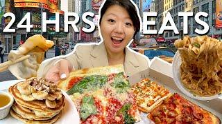 WHAT TO EAT IN NEW YORK! 24 Hours in NYC FOOD GUIDE (BREAKFAST, DINNER & MORE!)