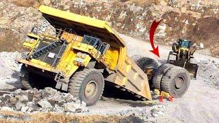 Dangerous Fails Biggest Dump Truck Operator Skills, Fastest Heavy Equipment Machines