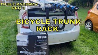 How to Install a Bicycle Trunk Rack thule raceway pro 3