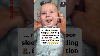 Parents, does your baby struggle with reflux, sleep, or constipation?  Check this out! #shorts