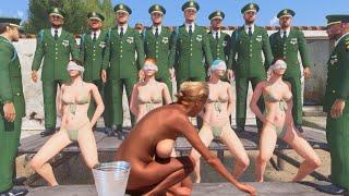 CRITICAL MOMENT! Ukrainian girls almost raped by a group of Russian generals