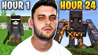 I Played MODDED Minecraft for 24 Hours...