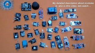 Geekcreit® 37 In 1 Sensor Module Board Set Kit For Arduino-Banggood.com