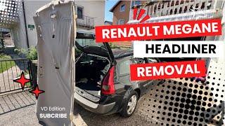 Renault Megane HEADLINER Removal FULL Process