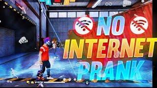 NO INTERNET PRANK ON LONE WOLF  || FREE FIRE || 