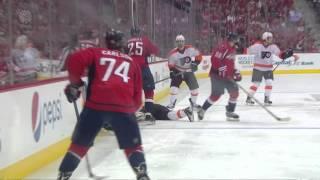 Chimera crunches Voracek with hit from behind