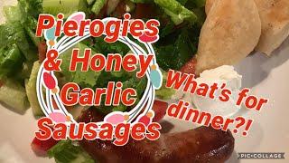 FASTEST WHAT'S FOR DINNER?! PIROGIES AND SAUSAGES! #VLOGMAS 2020 #CHRISTMAS