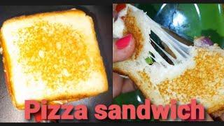 Pizza sandwich| cheese sandwich ready in minute #38| Food passion