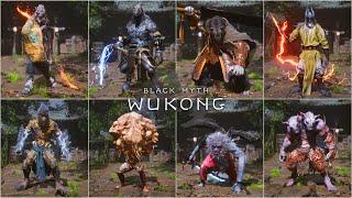 Black Myth: Wukong All Transformations and Special Abilities Showcase