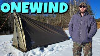 ONEWIND Ultralight Bivy Tent Overnight Winter Camp Test | First Impressions