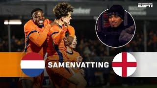 SPANNEND einde onder toeziend oog van JUDE BELLINGHAM  | Samenvatting Jong Oranje - Jong Engeland