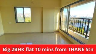 Big 2bhk flat near thane station with car parking