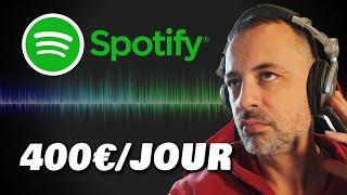 400€/Jour En Écoutant GRATUITEMENT De La Musique Sur SPOTIFY (Gagner de L'argent en ligne 2022)