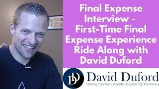 Final Expense Agent Mentor Review - Testimonial About First-Time Ride-Along Experience With David