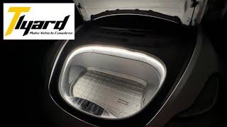 Halo style LED lights around the frunk and trunk of the Tesla Model 3 and Model Y by Tlyard!