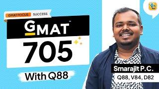 GMAT 705 | 99th percentile score in the First Attempt