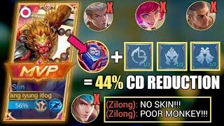 SUN 44% CD REDUCTION | SUN VS ZILONG | SUN BEST BUILD 2022 -MLBB #sun #topglobal #mobilelegends