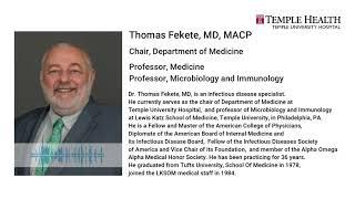 Facts about coronavirus with Dr. Thomas Fekete - Temple University Hospital English Audio