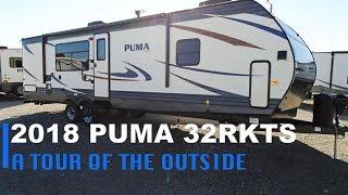 A tour of the outside: 2018 Puma RV model 32RKTS