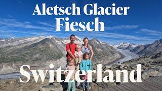 A Family Hike and Via Ferrata at the Aletsch Glacier, Fiesch, Switzerland