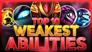 Top Ten WEAKEST Abilities Of All Time | League of Legends