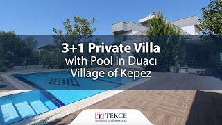 3+1 Private Villa with Pool in Duacı Village of Kepez | Antalya Homes ®