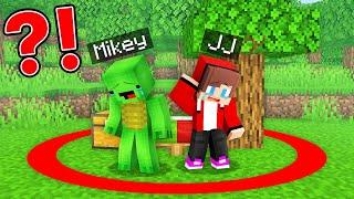 Mikey and JJ Can't Leave This Circle in Minecraft! (Maizen)