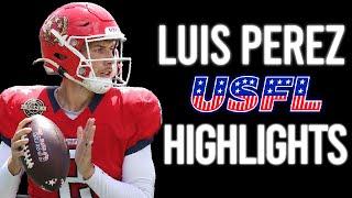 Luis Perez USFL Highlights