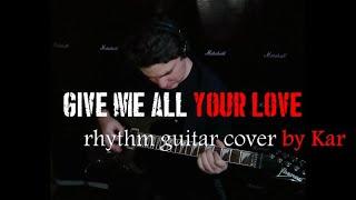 Give Me All Your Love Whitesnake 87 - rhythm guitar cover by Kar