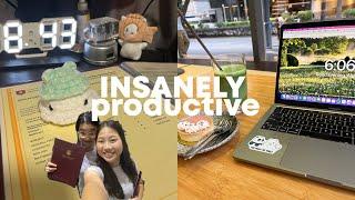 INSANELY productive study vlog | a level results, uni applications, volunteering, courses 