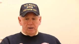 Young Marines Show Respect For Vietnam Veteran