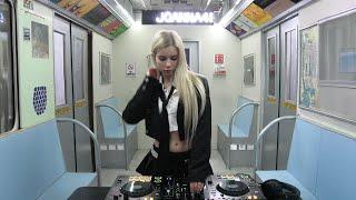 HYPNOTIC TECHNO SET IN A SUBWAY TRAIN  JOANNA KUCHTA