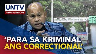 Sen. Dela Rosa, kinuwestyon ang House detention transfer order kay Lopez; CIW, para sa mga criminal