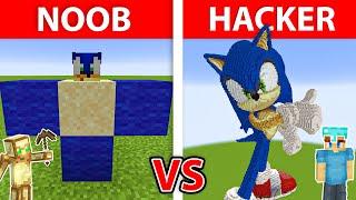 NOOB vs HACKER: Jag Fuskade I Ett SONIC Build Battle!