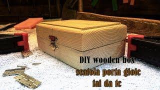 cofanetto in legno DIY wooden box