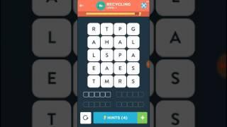 Wordbrain 2 Master Recycling Level 1-5 Answers Walkthrough