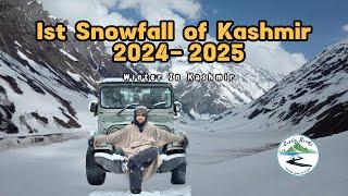 Kashmir In Winters : Latest Snowfall In Sonmarg 2024-2025 #kashmirtourism #sonmarg #zeropint #travel