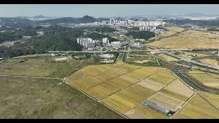 8K 초고화질 DJI 0670 04 경기도 시흥시 포동 드론으로 감상하는 경기도 시흥시 포동의 장현 공공주택지구, 시흥시 행정타운