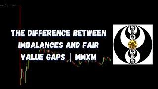 ICT Gems - The Difference Between Imbalances and Fair Value Gaps | MMXM