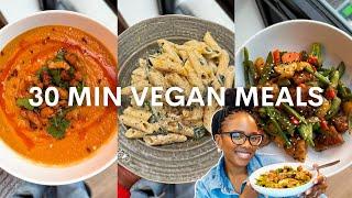 3 EASY Vegan Dinner Recipes | Nourishing & perfect for beginners