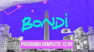 PROGRAMACION COMPLETA 12/09 | BONDI LIVE