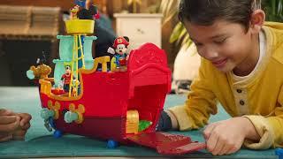 Disney Junior Mickey Mouse Funhouse Treasure Adventure Pirate Ship