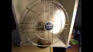 Vintage Oscillating Desk Fan by Western Auto Supply Wizard Deluxe 6J2408