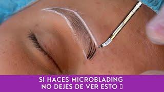 Si haces MICROBLADING tienes que ver esto! 