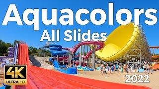 Aquacolors WaterPark 2022, Croatia - All WaterSlides