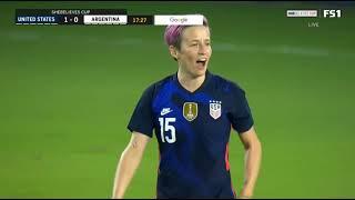 USA vs Argentina || SheBelieves Cup 2021