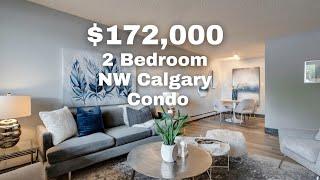 Tour a $172,000 2 Bedroom Condo in NW Calgary. First-Time Homebuyer or Investor Alert!