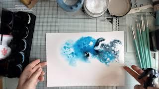 Kunterbunt & Kreativ: ich teste die neuen Liquid Watercolor von meinem Action HAUL, guckt mal rein