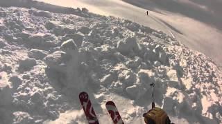 Avalanche scare - Skeena Range, BC